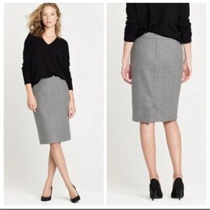 J. Crew 100% Wool Pencil Skirt